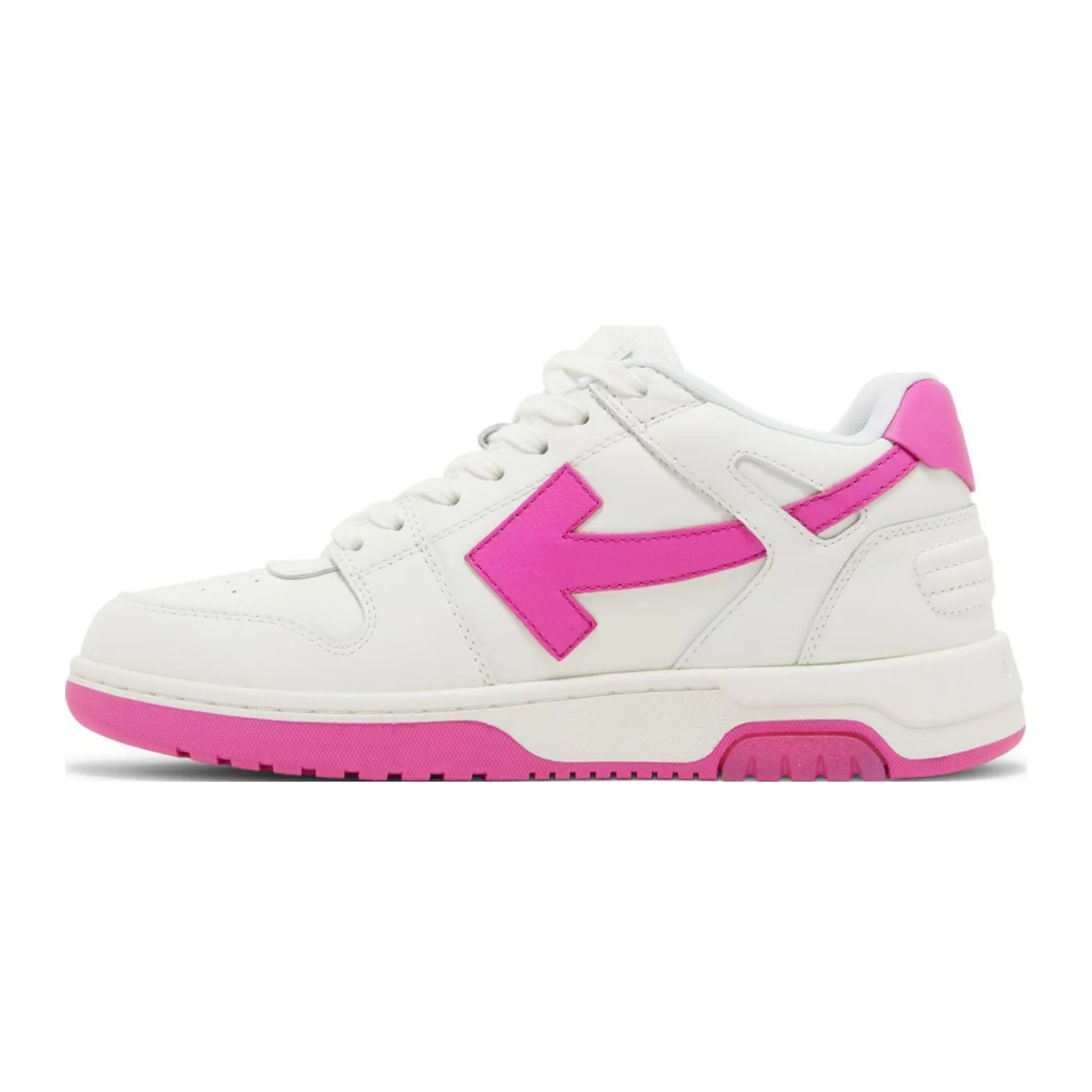 Off-White Out Of Office Calf Leather White Fuchsia (Women's)