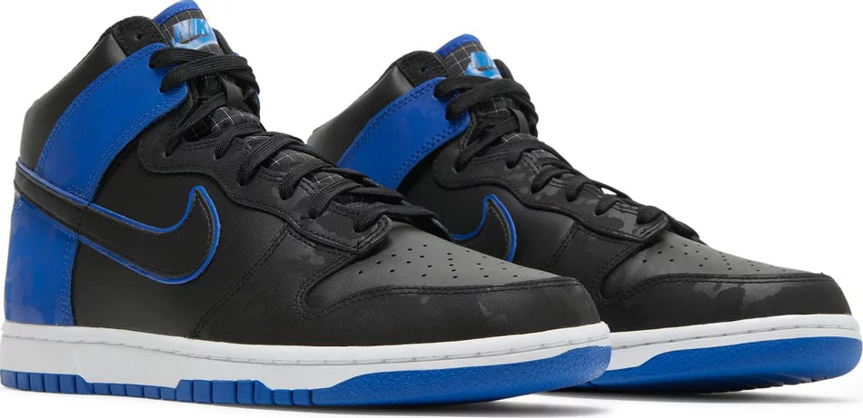 Nike Dunk High SE Camo Black Royal