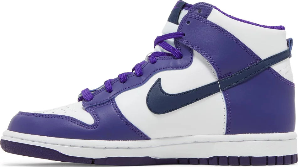 Nike Dunk High Electro Purple Midnght Navy (GS)