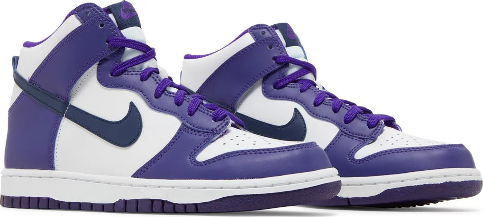 Nike Dunk High Electro Purple Midnght Navy (GS)