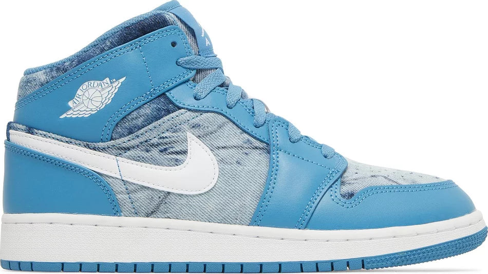 Jordan 1 Mid Washed Denim (GS)