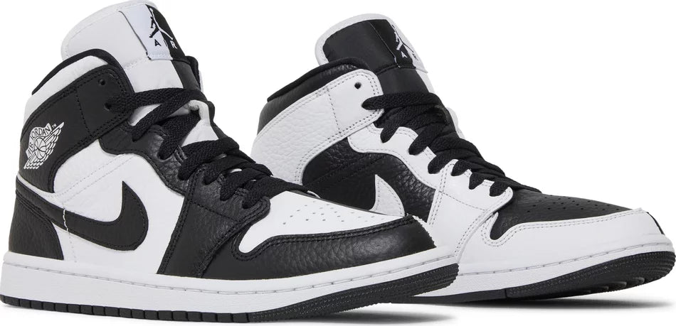 Nike Jordan 1 Mid Split Black White (W)