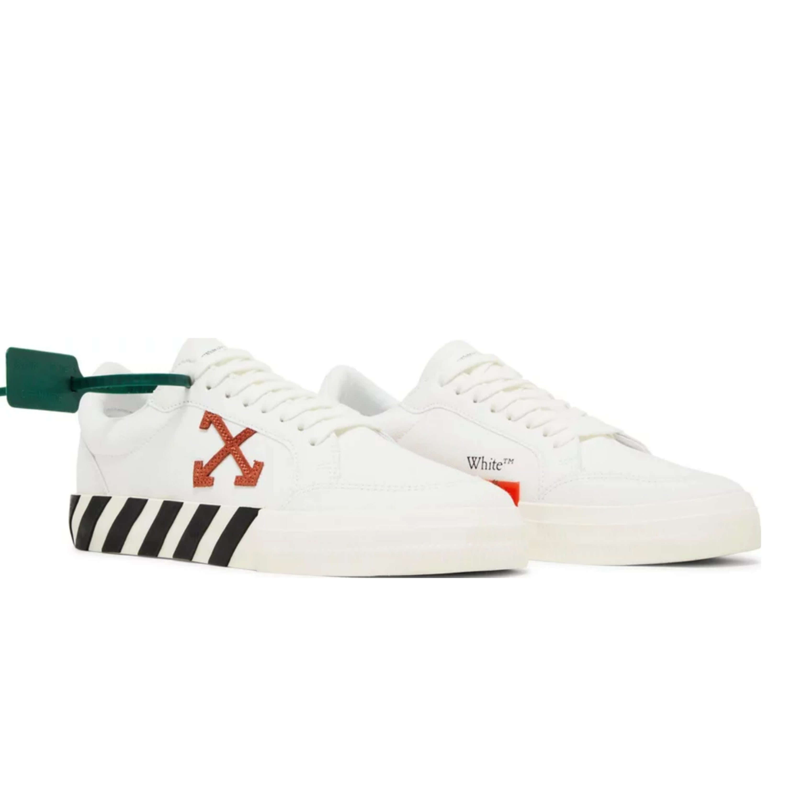 Off-White Vulc Low Canvas White Red Arrow Black