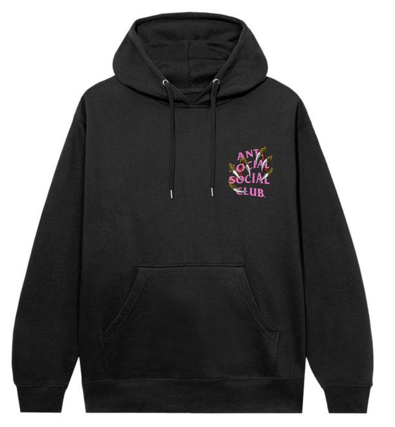 Anti Social Social Club Double Dragon Hoodie Black