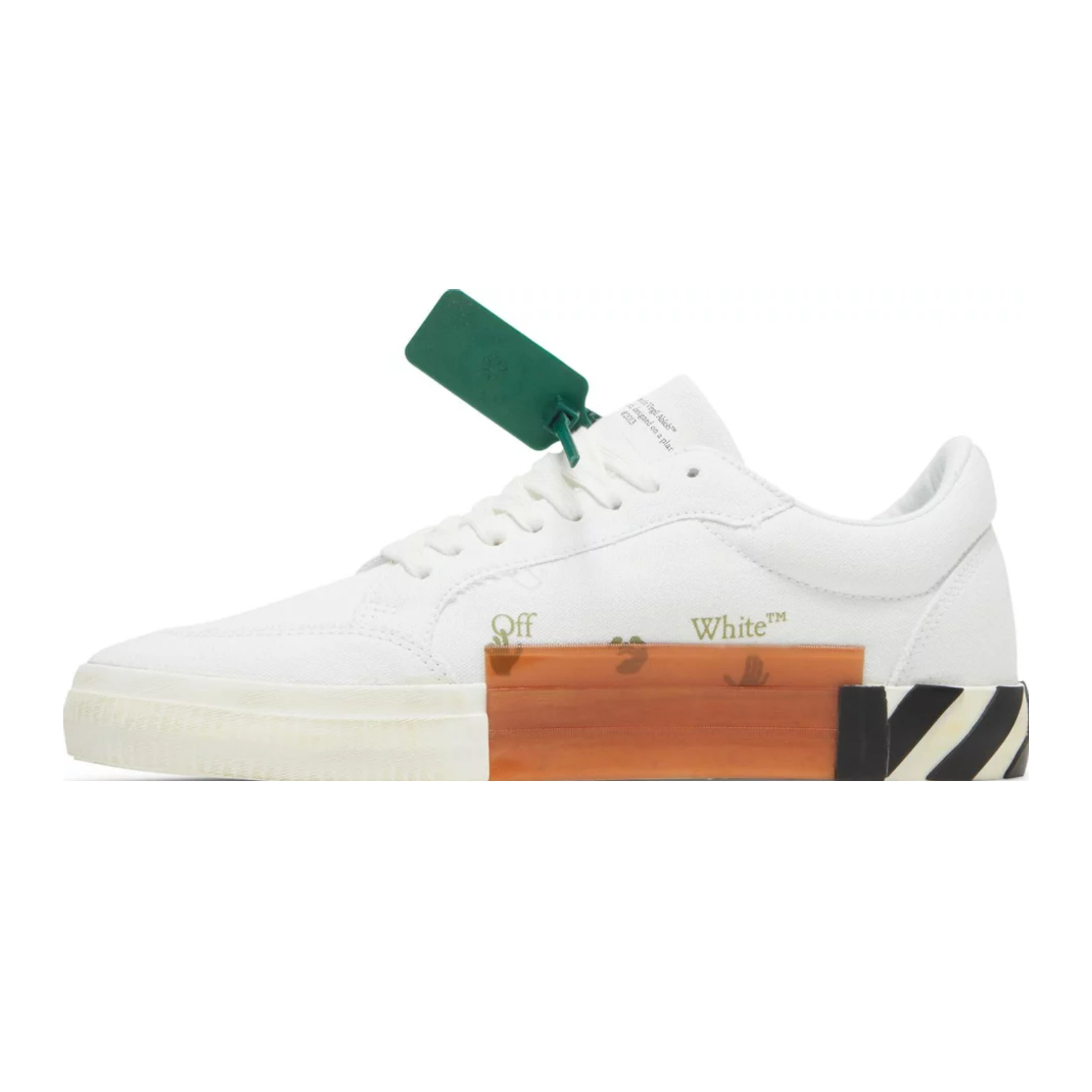 Off-White Vulc Low Cotton White White Blue Grey