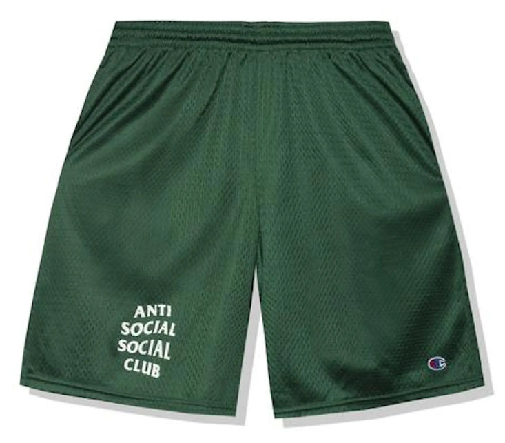 Anti Social Social Club Sports Shorts Green