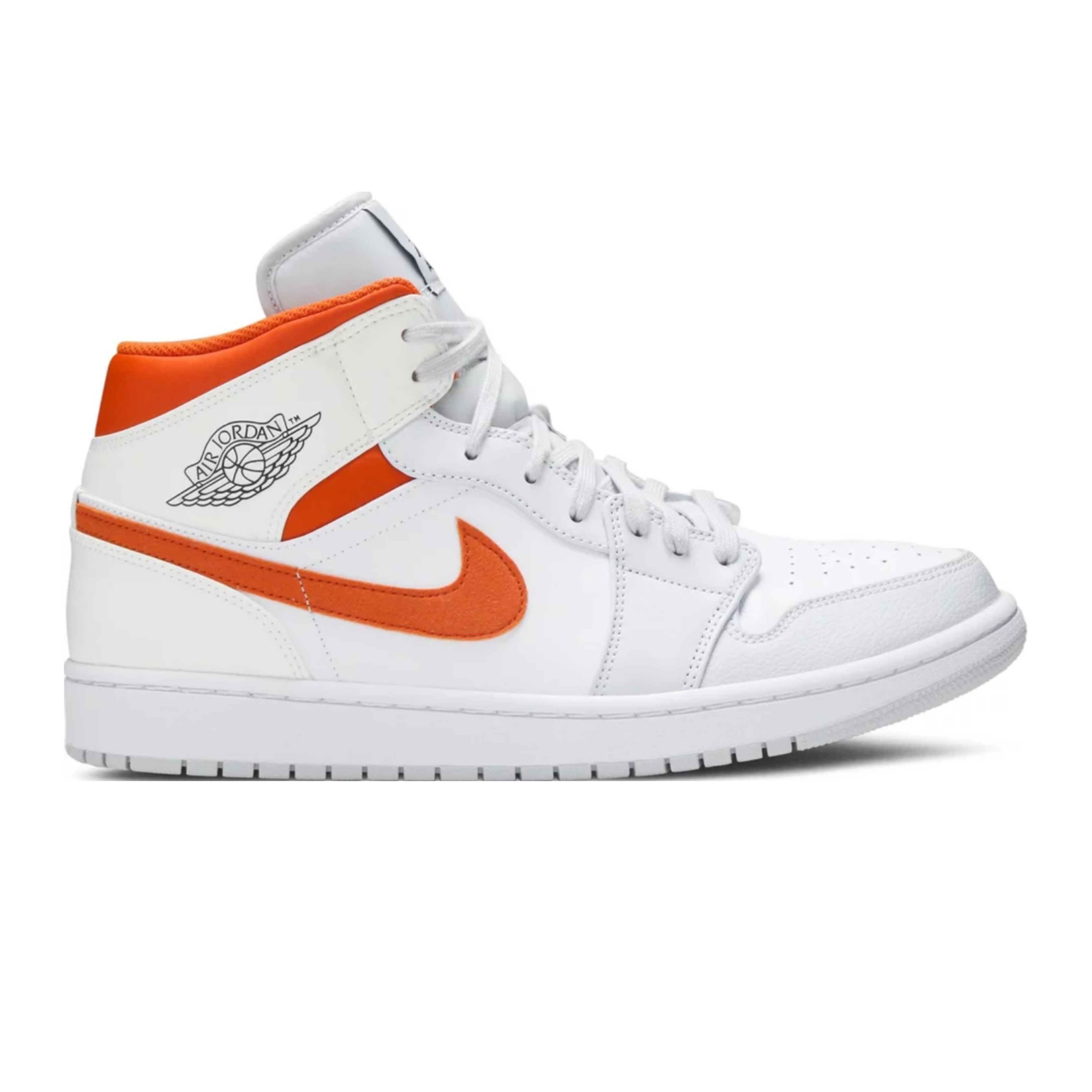 Jordan 1 Mid Starfish Pure Platinum