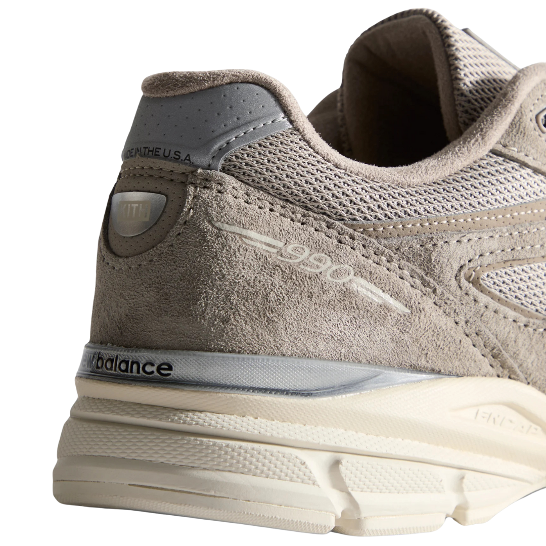 New Balance 990v4 MiUSA Kith MOONROCK