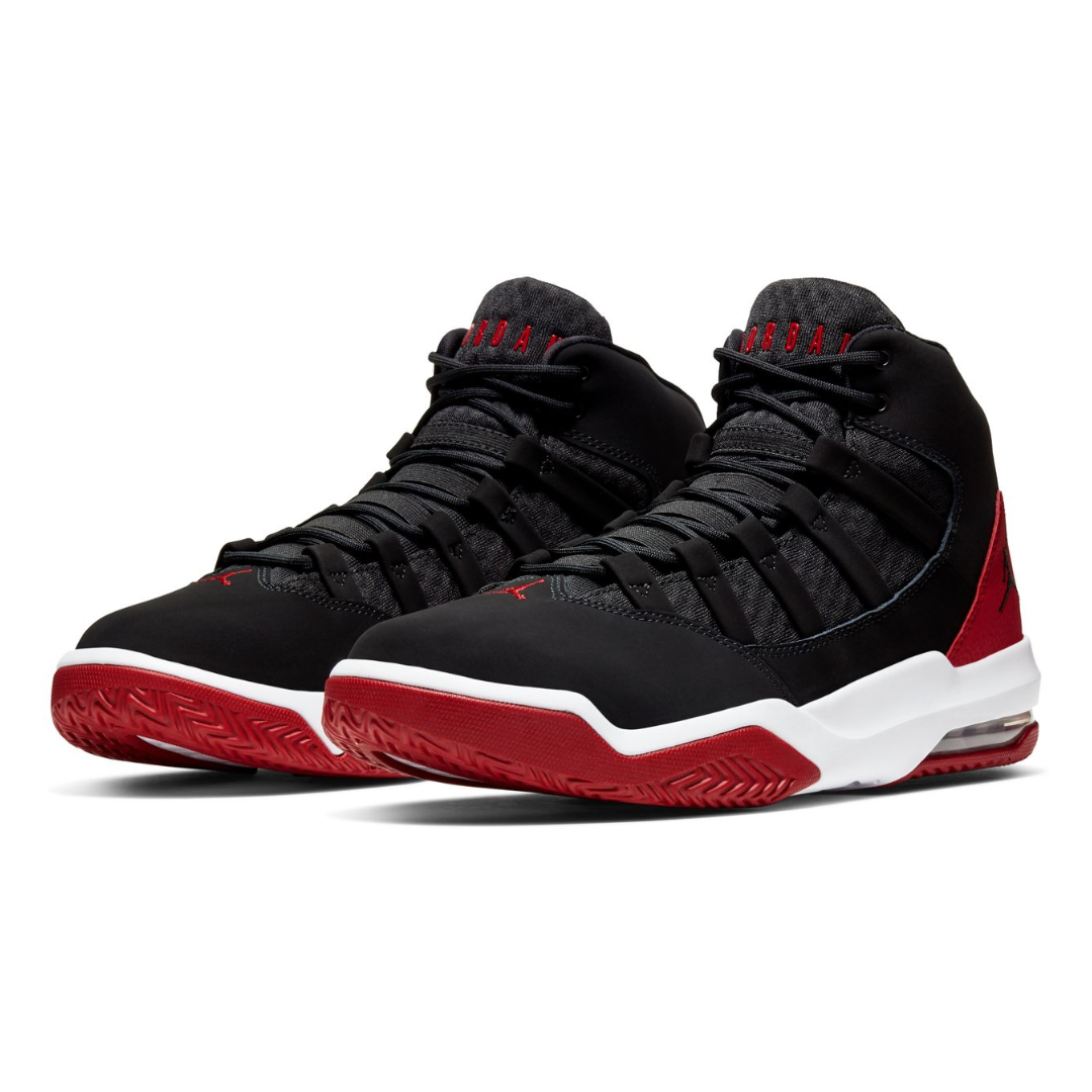 Jordan Max Aura Black Suede