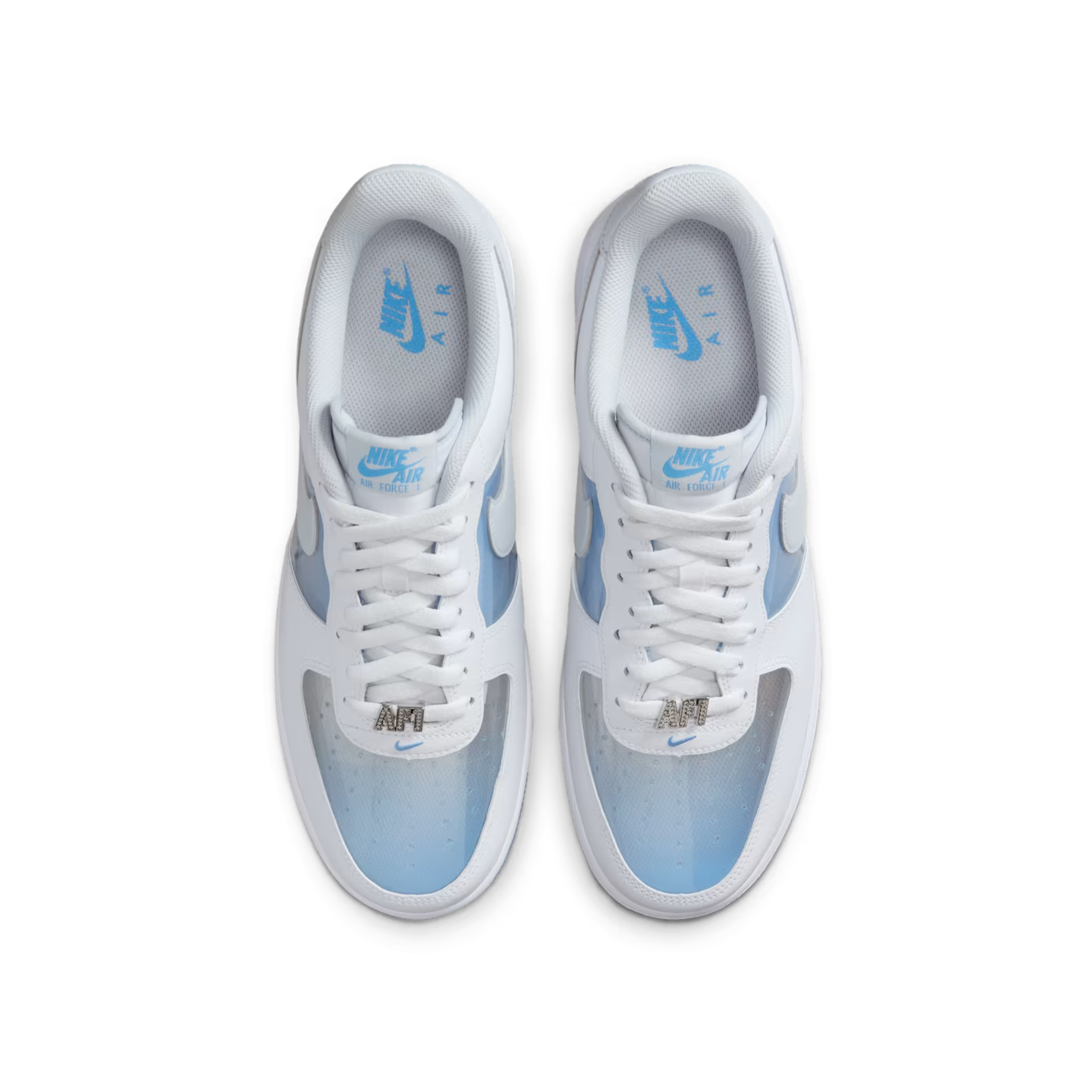 Nike Air Force 1 White and University Blue
