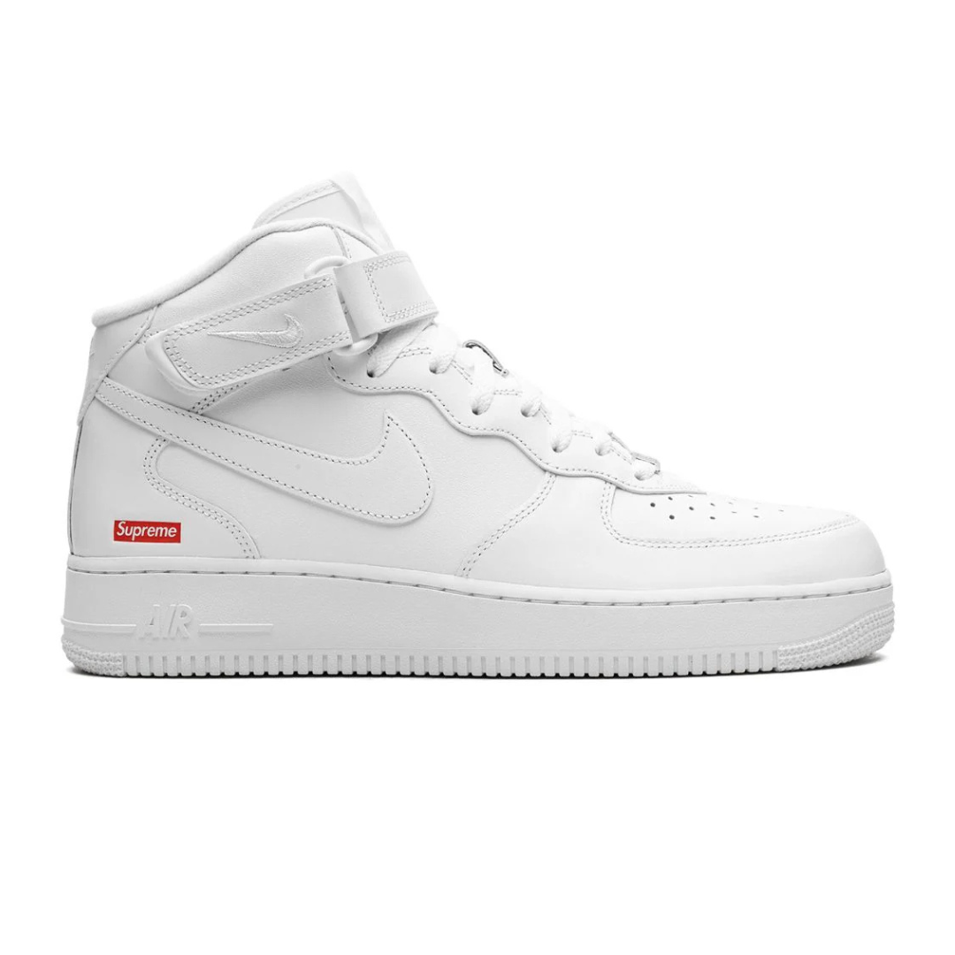 Nike Air Force 1 Mid  Supreme White