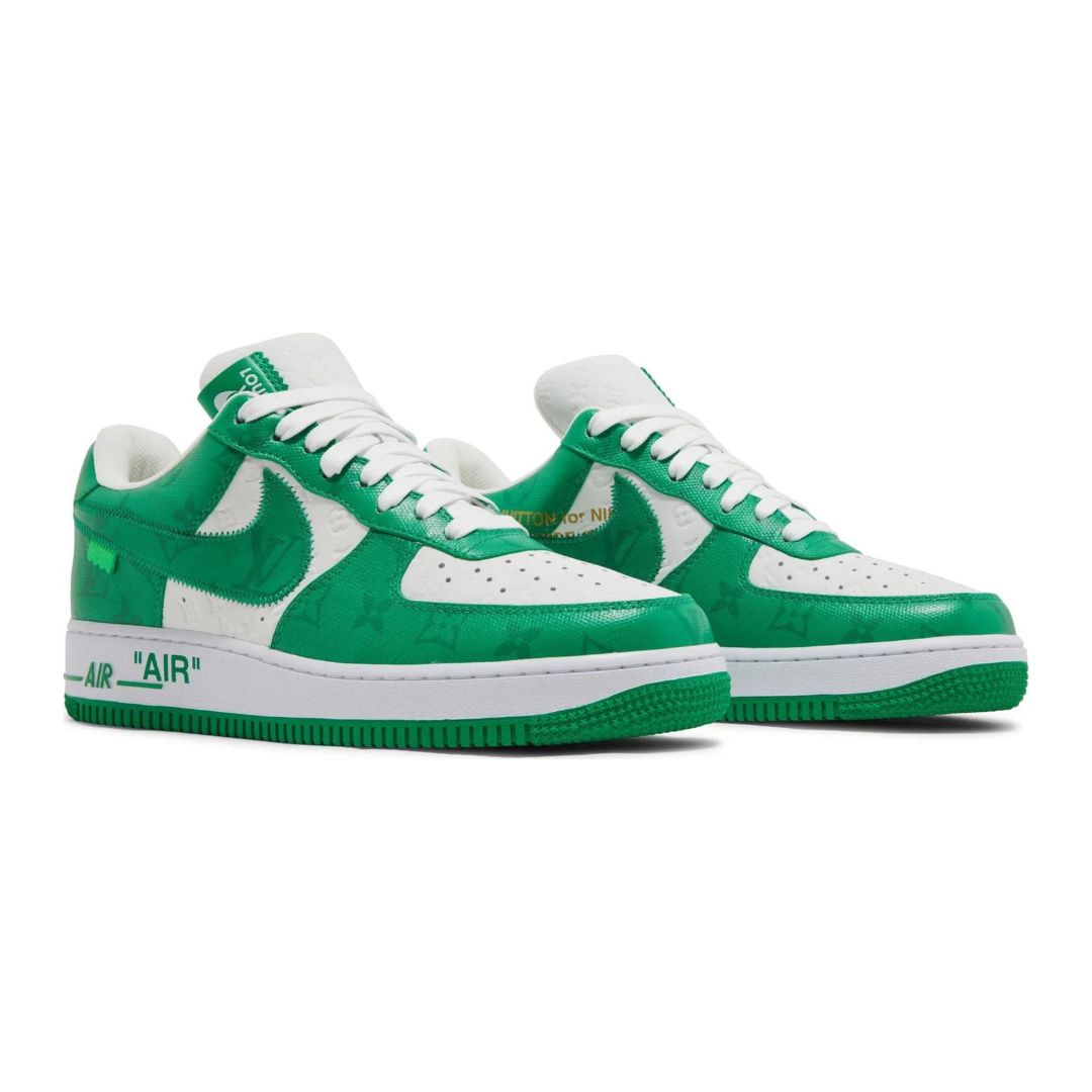 Louis Vuitton Nike Air Force 1 Low By Virgil Abloh White Green