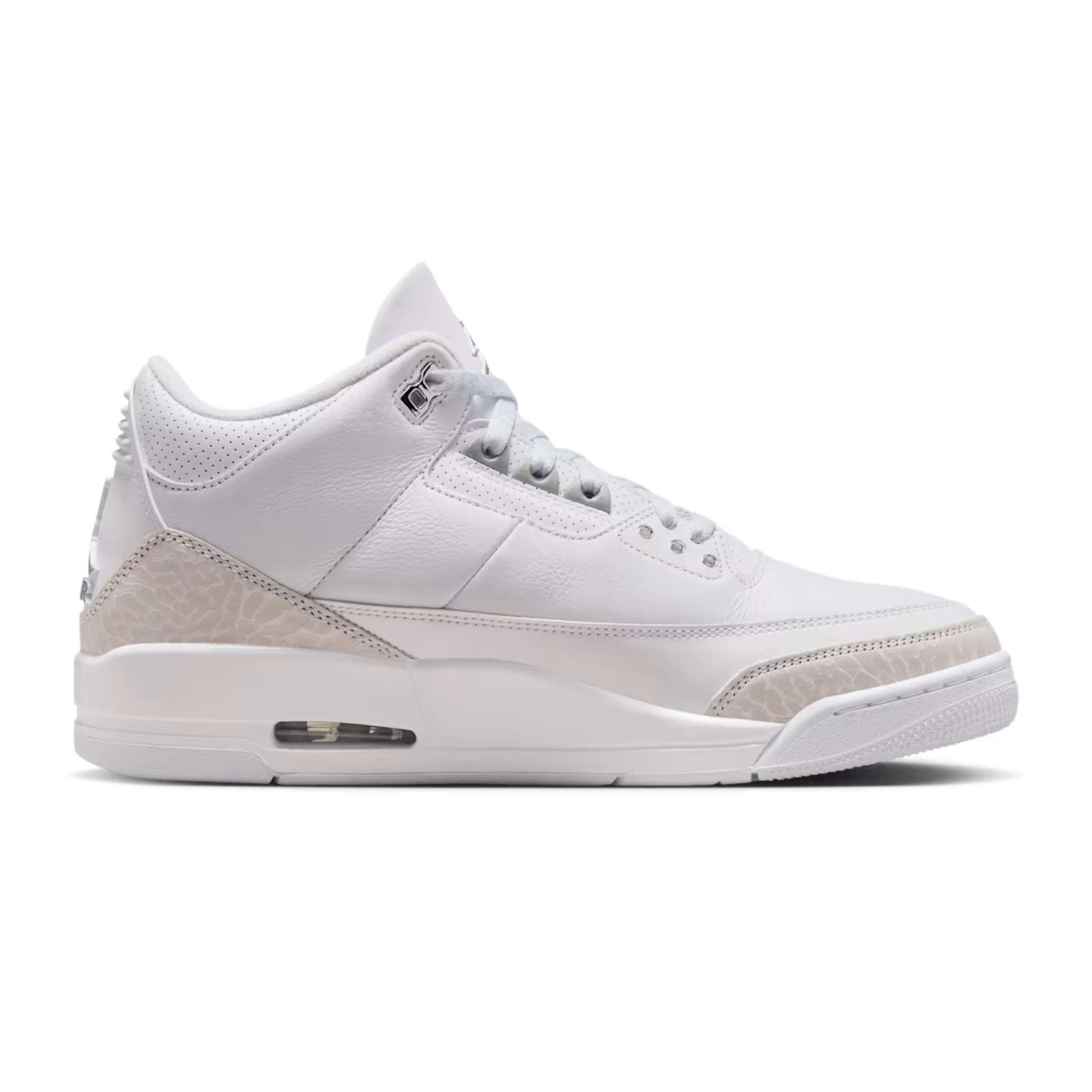 Jordan 3 White and Silver