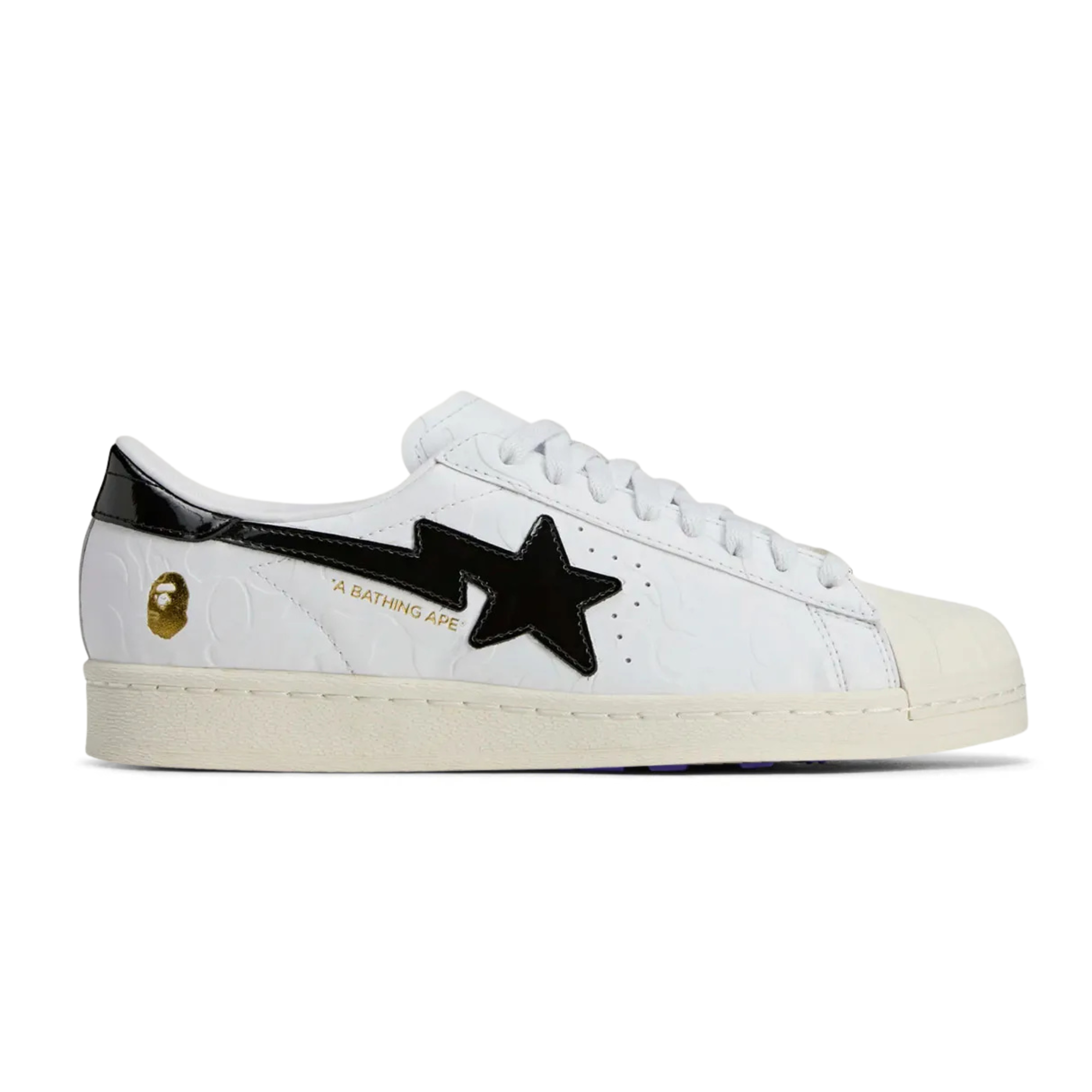 Adidas Superstar Vintage SSTR V Bape White Black
