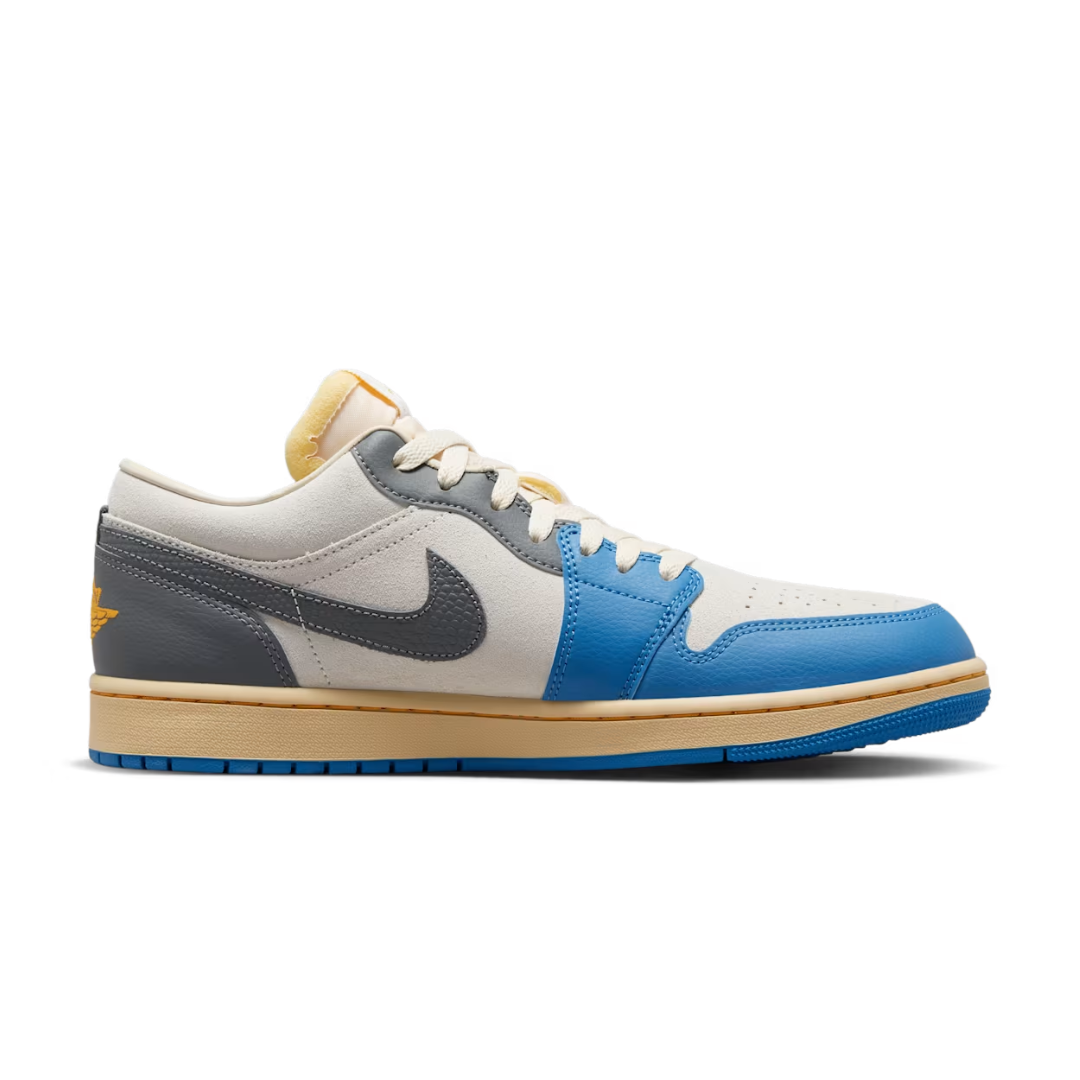 Jordan  Air 1 Low Vintage UNC White/University blue-grey-sail
