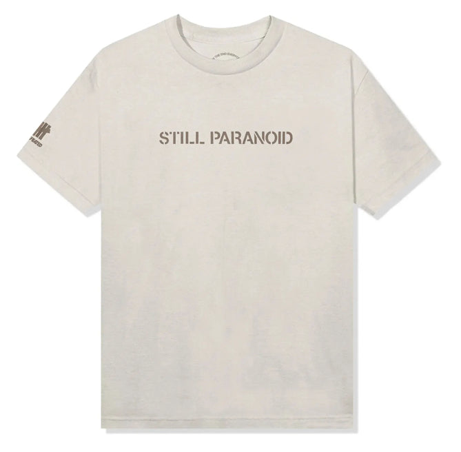 Anti Social Social Club Undefeated Still Paranoid Tee Light Sand