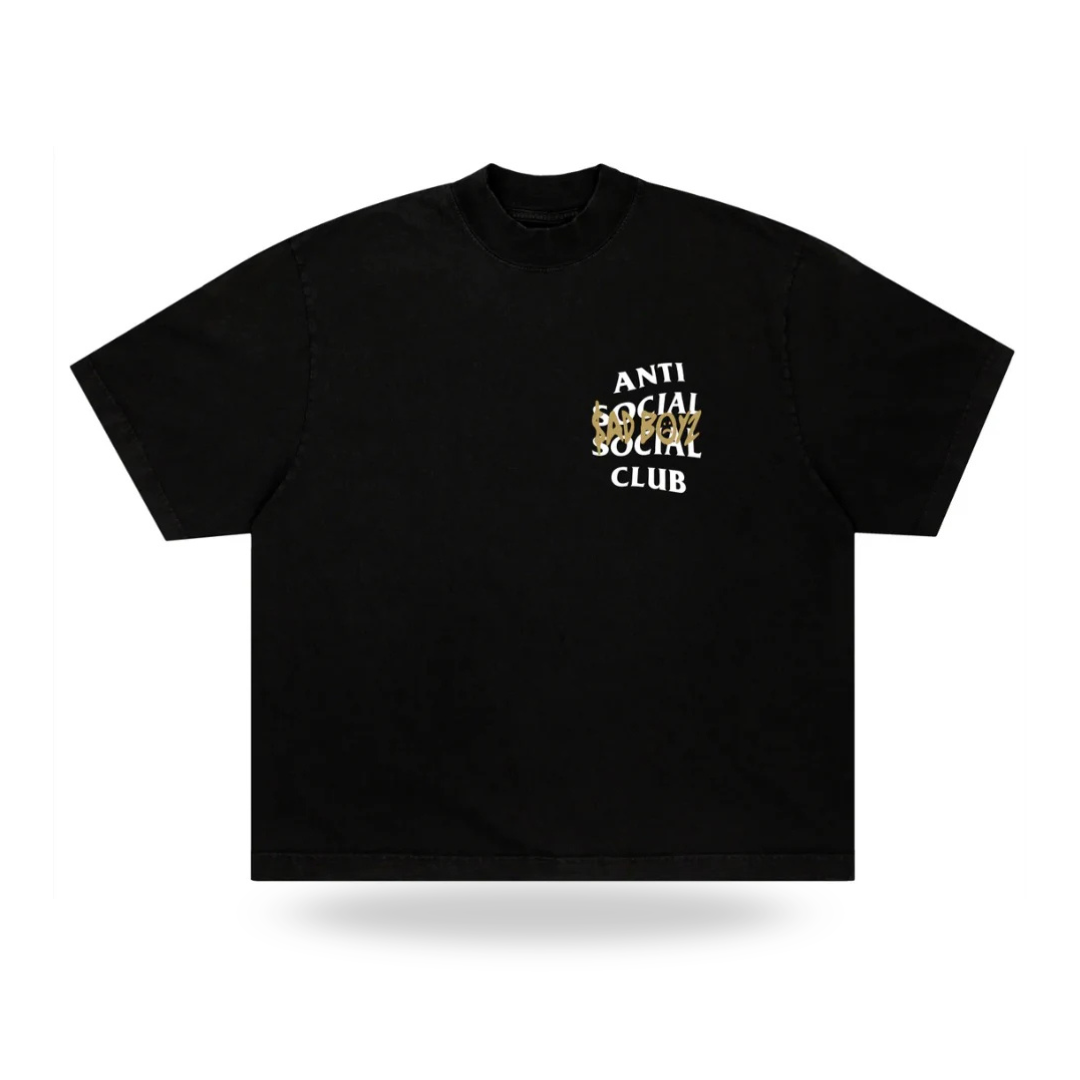 Anti Social Social Club Junior H SadBoyz Gold Black