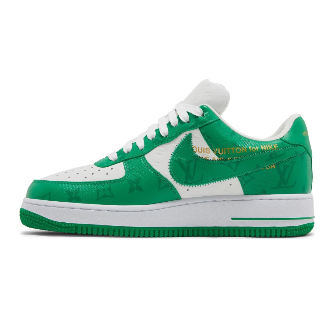 Louis Vuitton Nike Air Force 1 Low By Virgil Abloh White Green