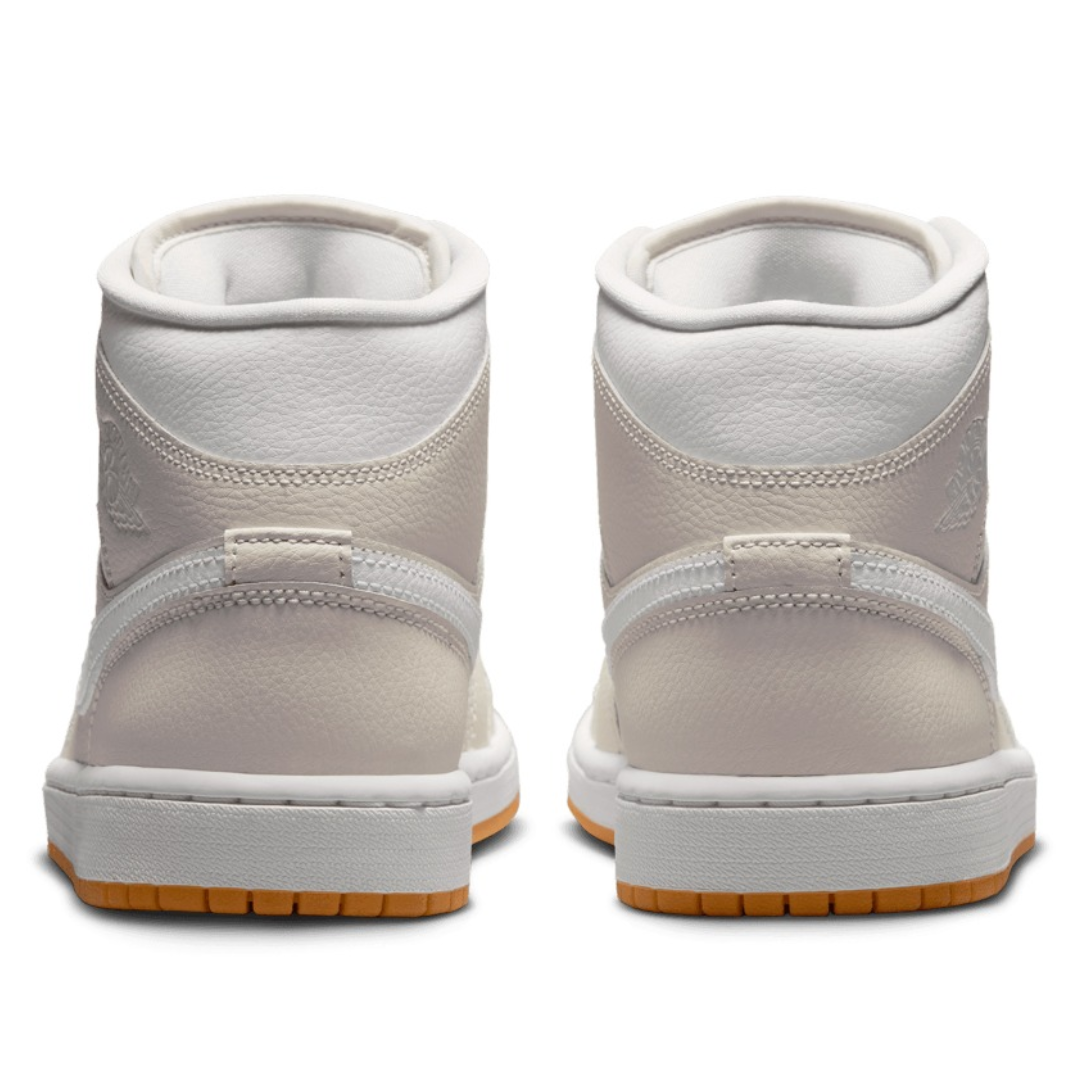 Jordan 1 Mid Beige/Blanco