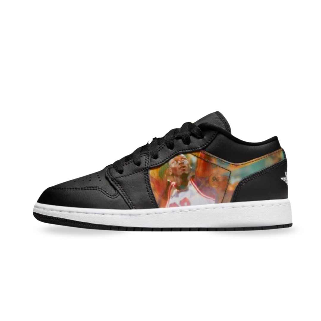 Jordan Air 1 Low Hologram GS Black