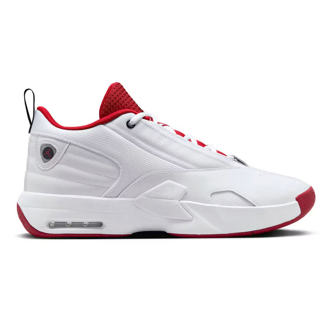 Jordan Max Aura 6 White Black Gym Red