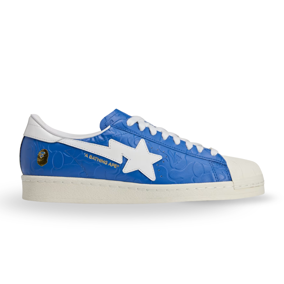 Adidas Superstar Vintage SSTR V Bape Blue White
