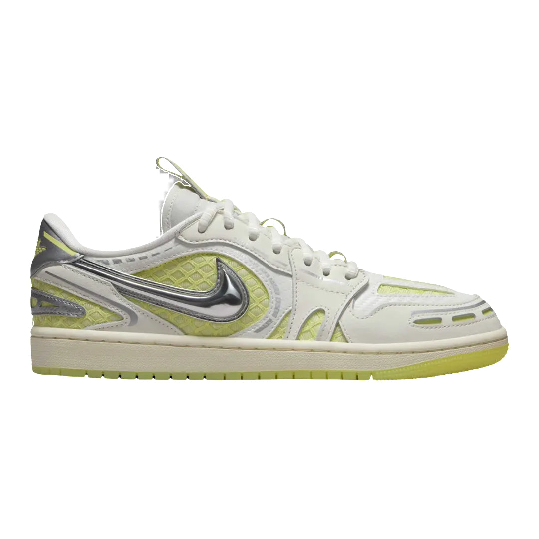 Jordan Wmns Air Jordan 1 Low Method of Make V3 'Sail Luminous Green'