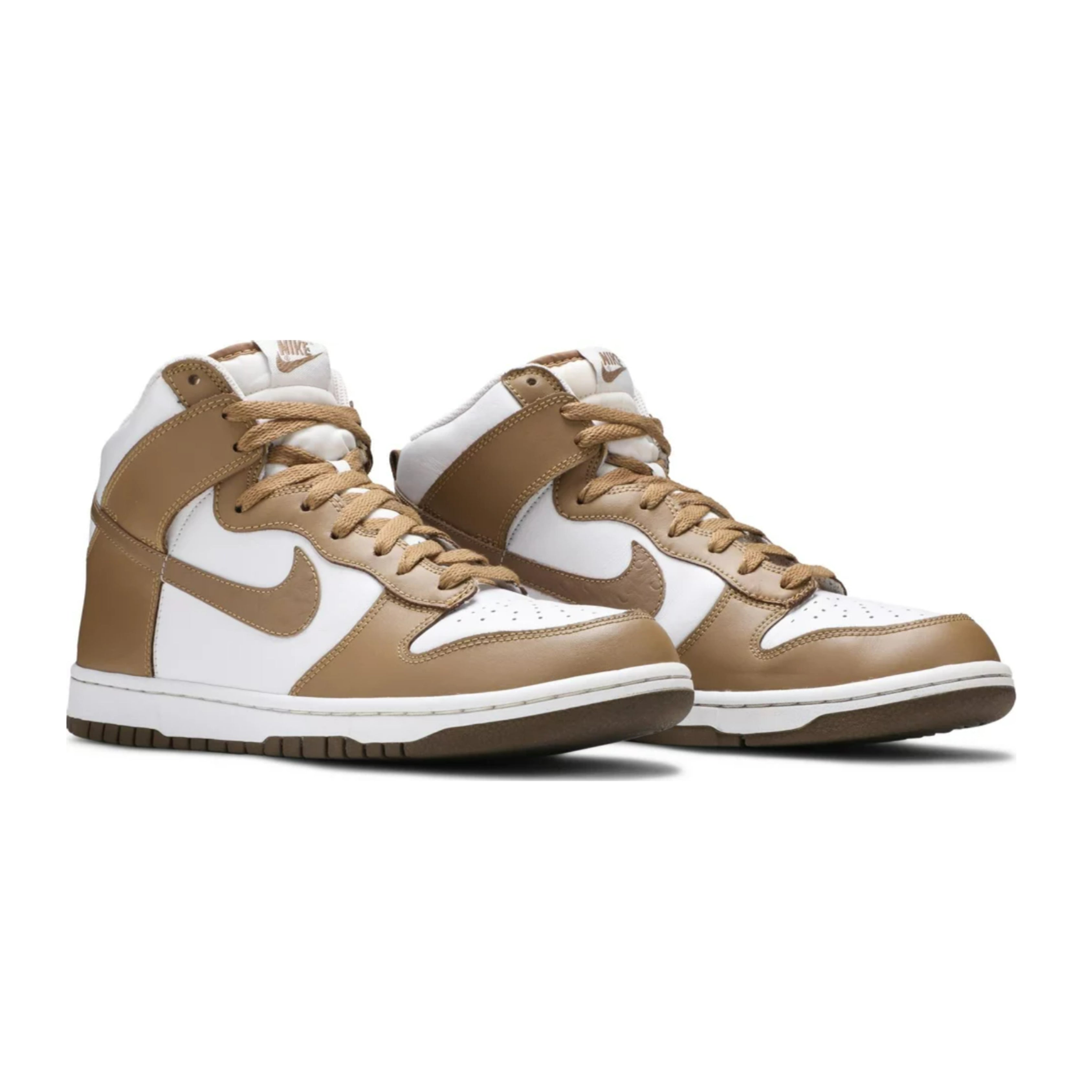 Nike Dunk High Ostrich Swoosh Pack White/Brown Kelp