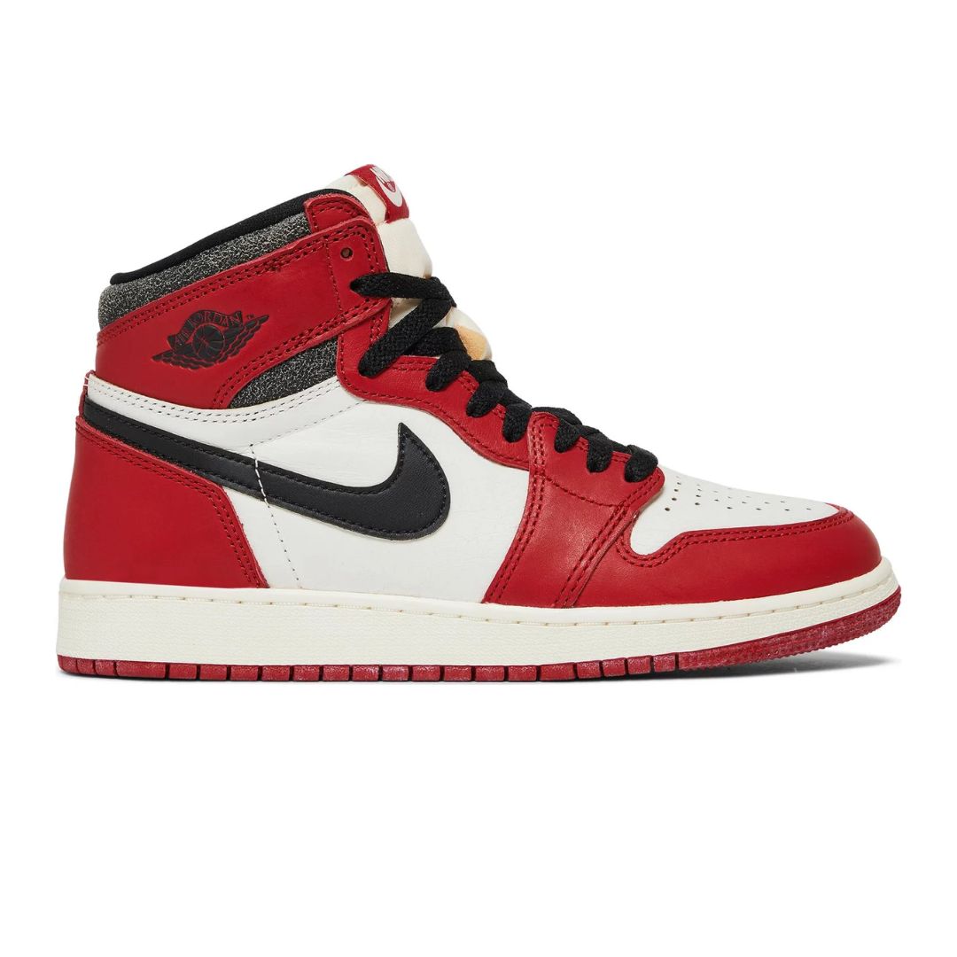 Jordan  1 Retro High OG  Chicago Lost and Found (GS) red