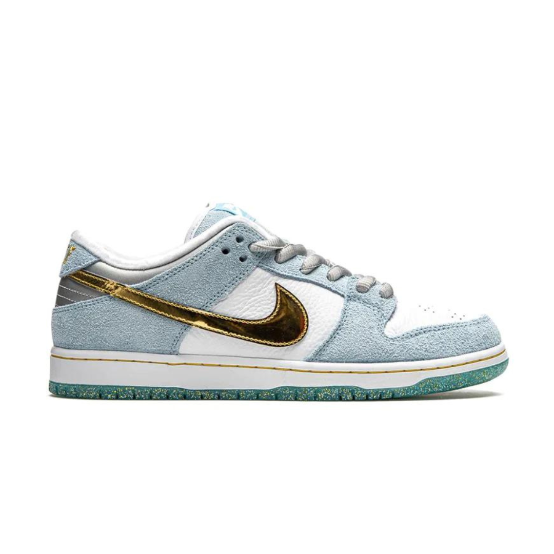 Nike DUNK SB SEAN CLIVER  Gold, Blue and White