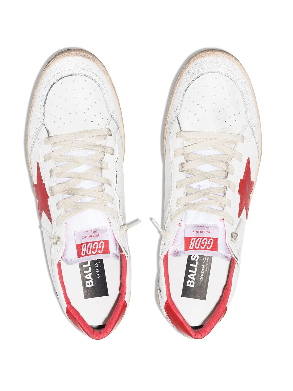 Golden Goose Ball Star Red White