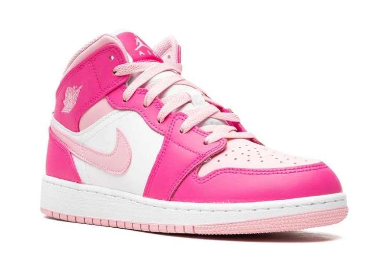Jordan 1 Mid Fierce Pink (GS)