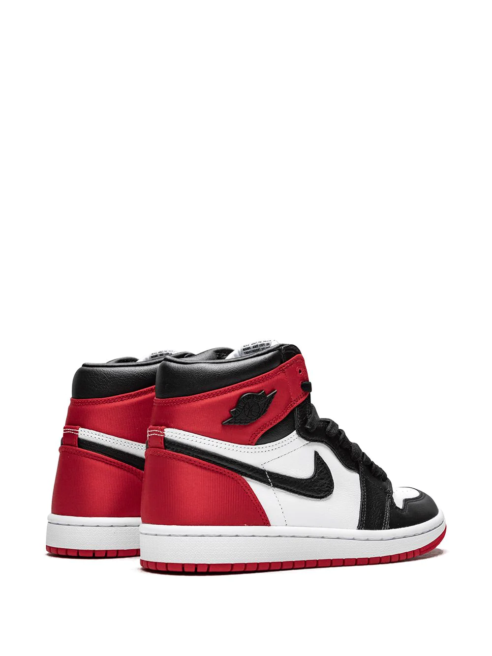 Nike Jordan 1 Retro High Satin Black Toe