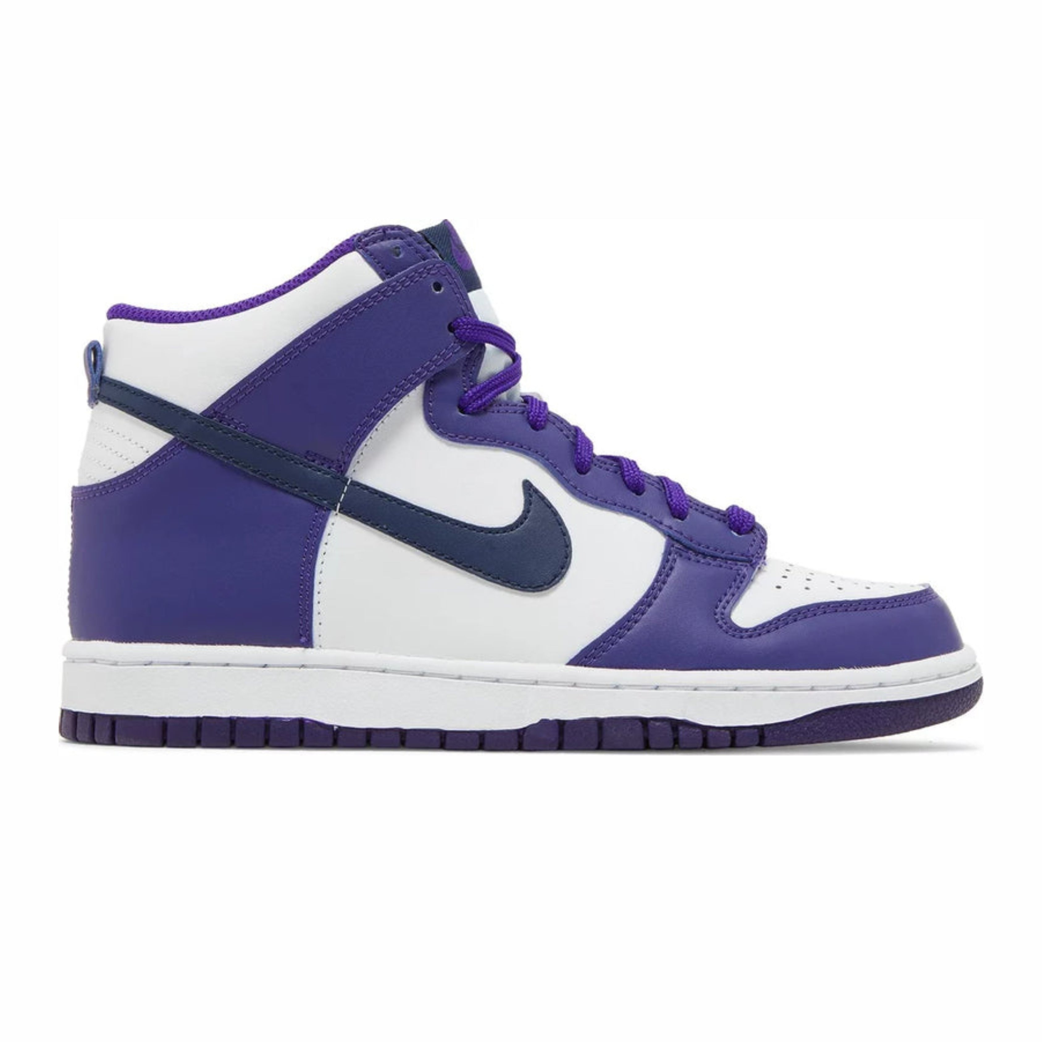 Nike Dunk High Electro Purple Midnght Navy (GS)