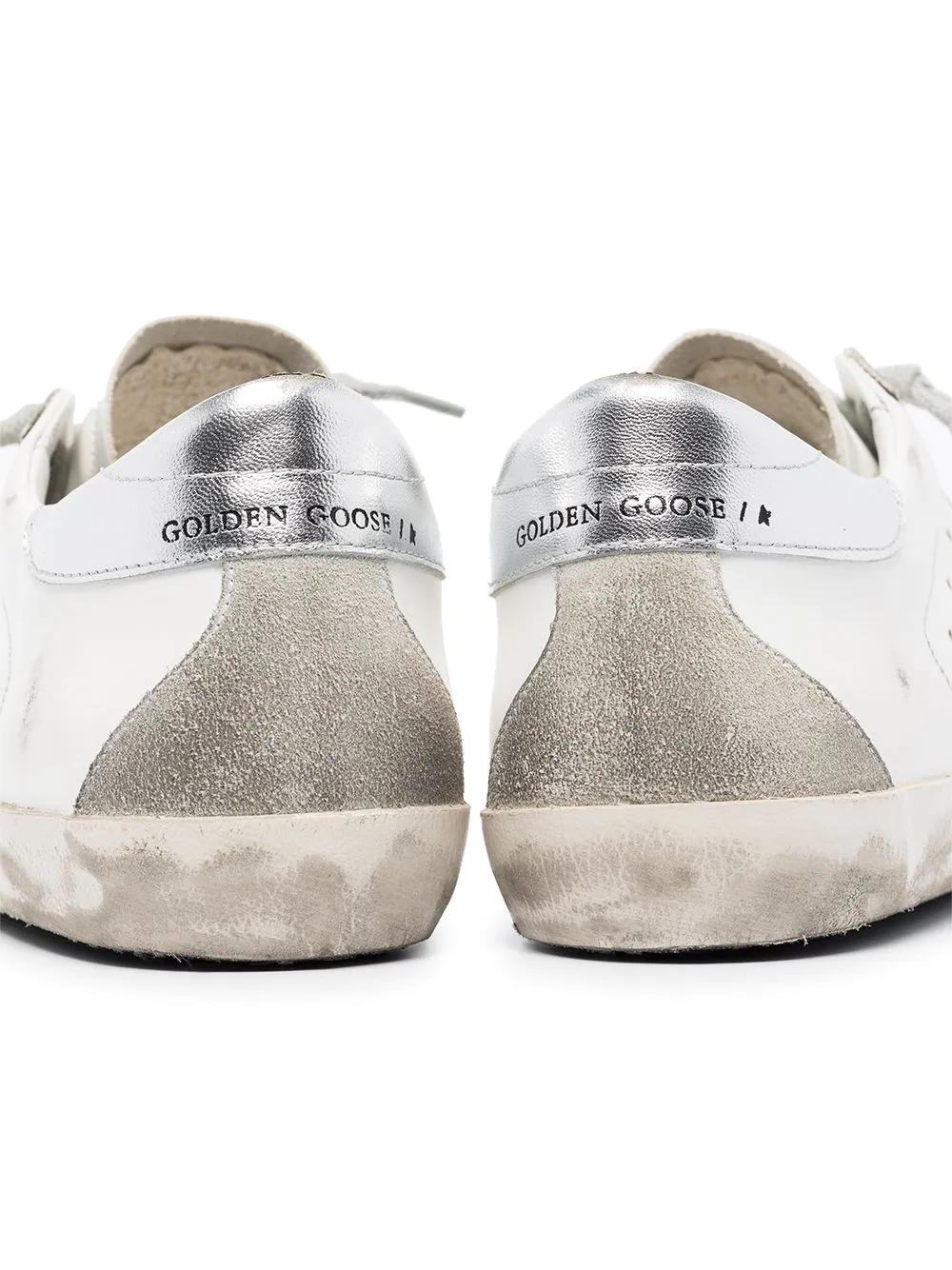 Golden goose superstar silver best sale