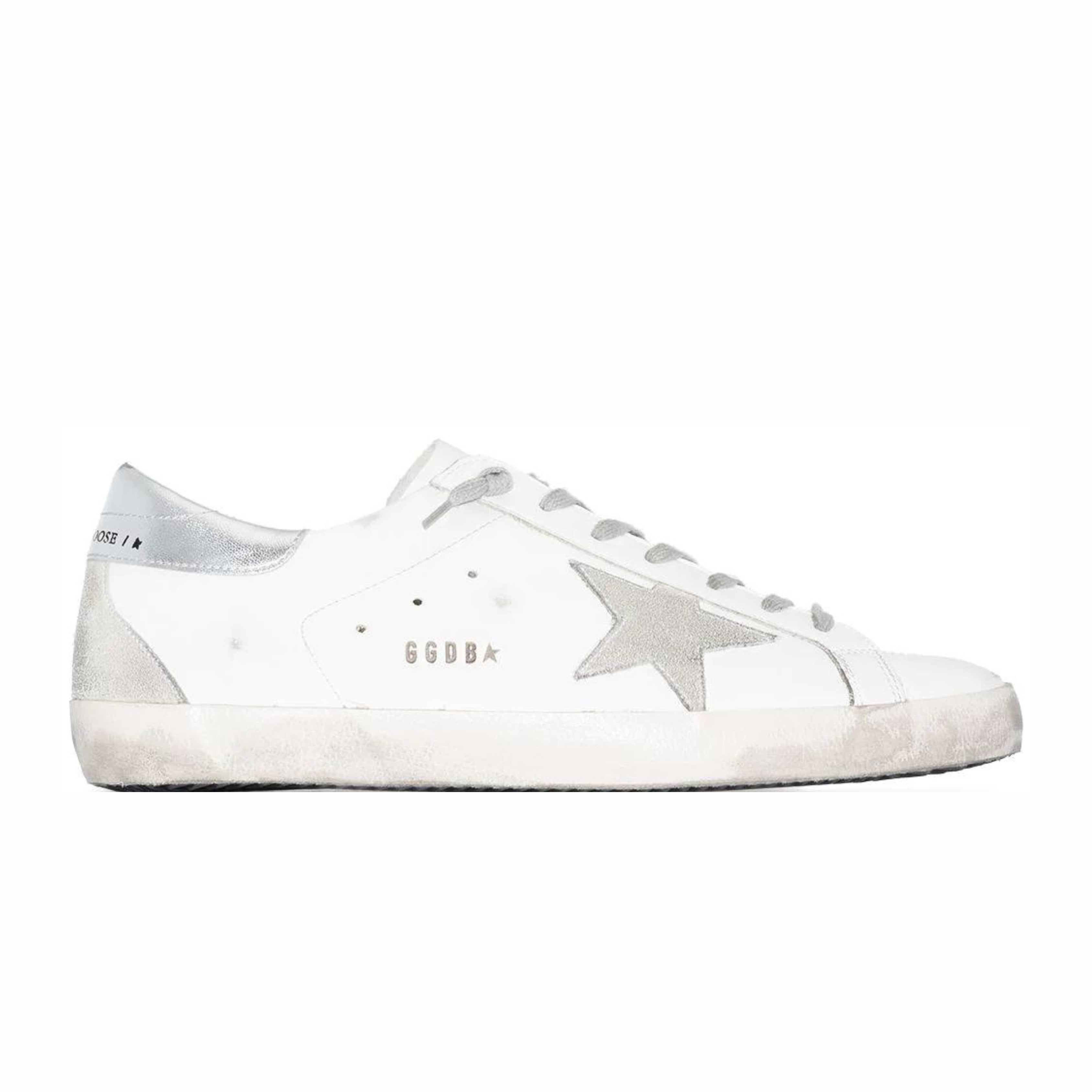 Golden Goose Low Superstar Silver