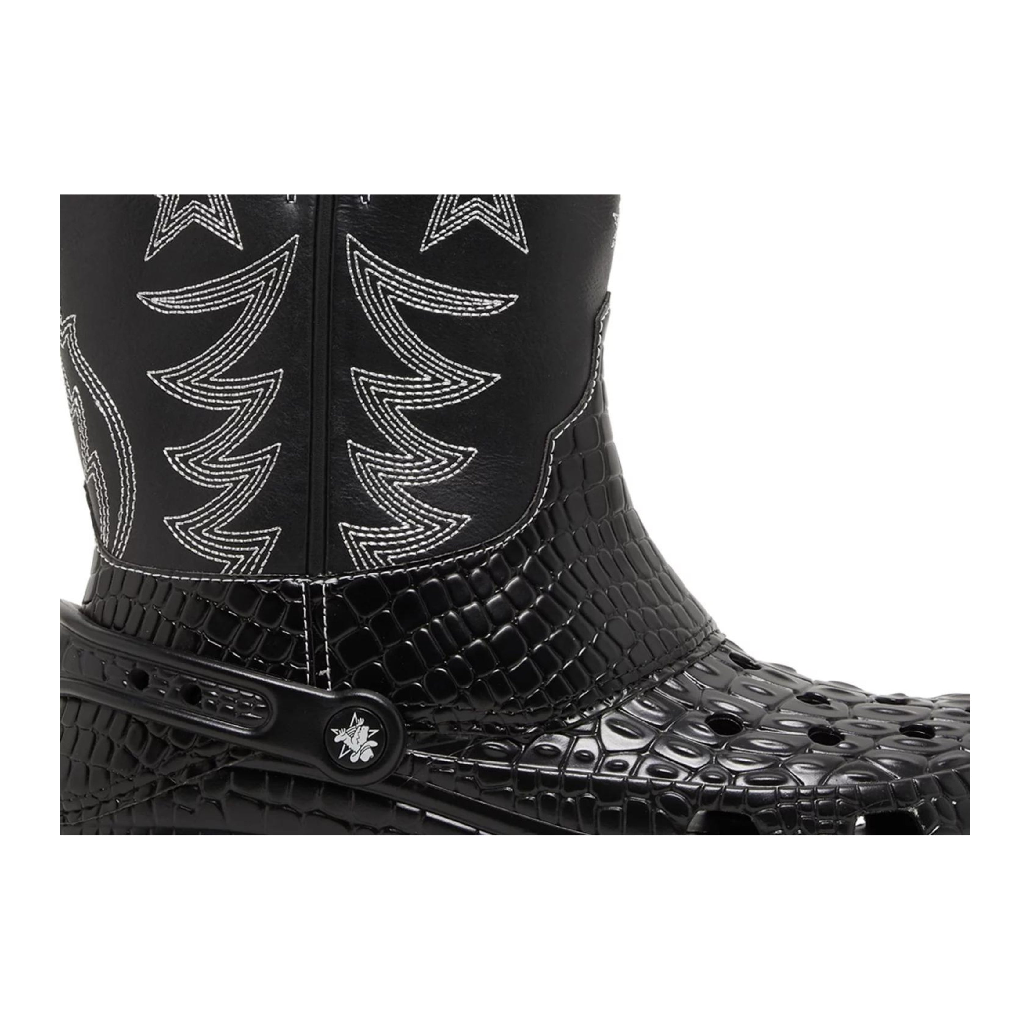 Crocs Classic Cowboy Boot Black