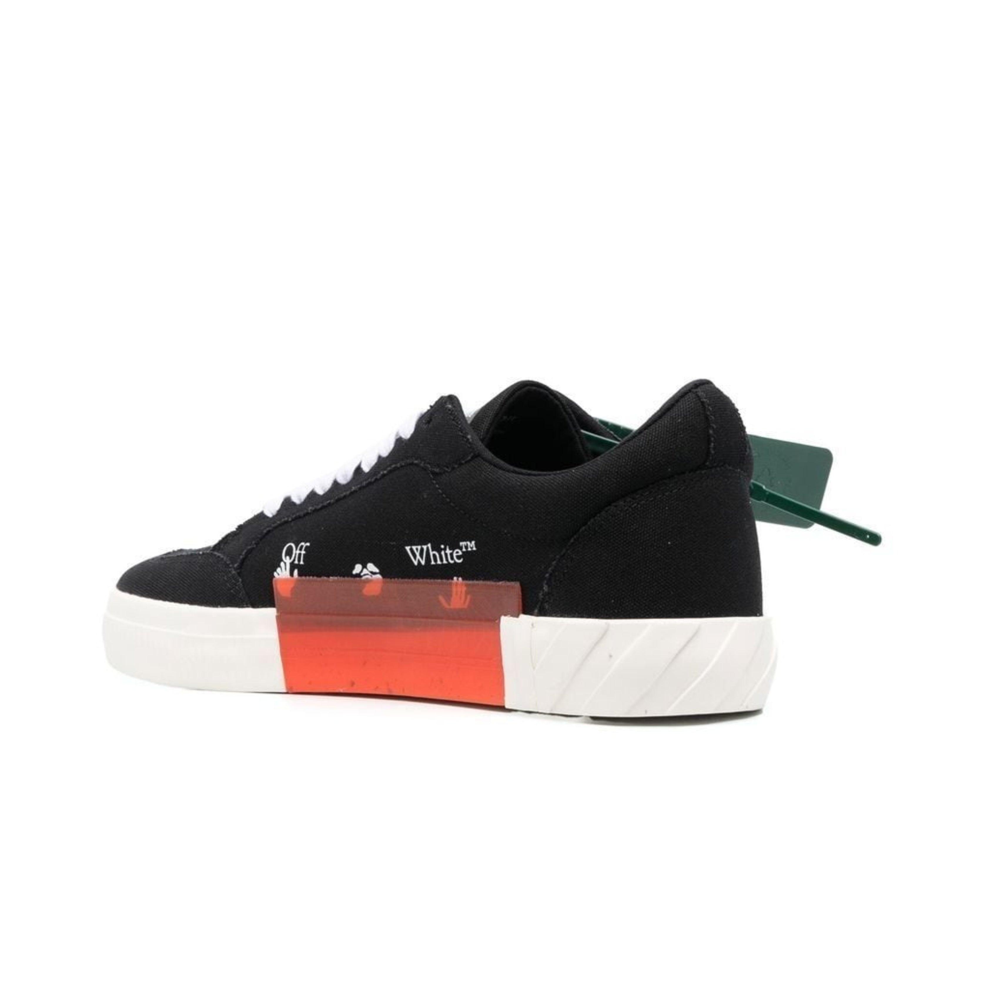 Off-White Vulcanized Low White Sole Green Zip