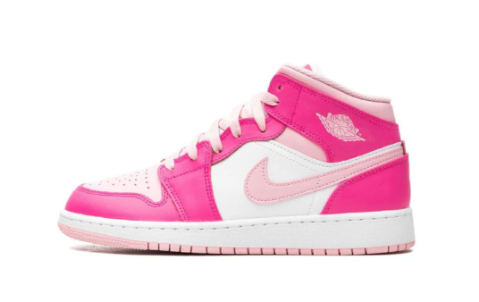 Nike Jordan 1 Mid Fierce Pink (GS)