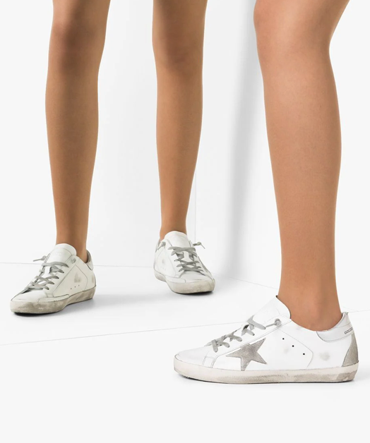 Golden goose superstar low top sneakers hotsell