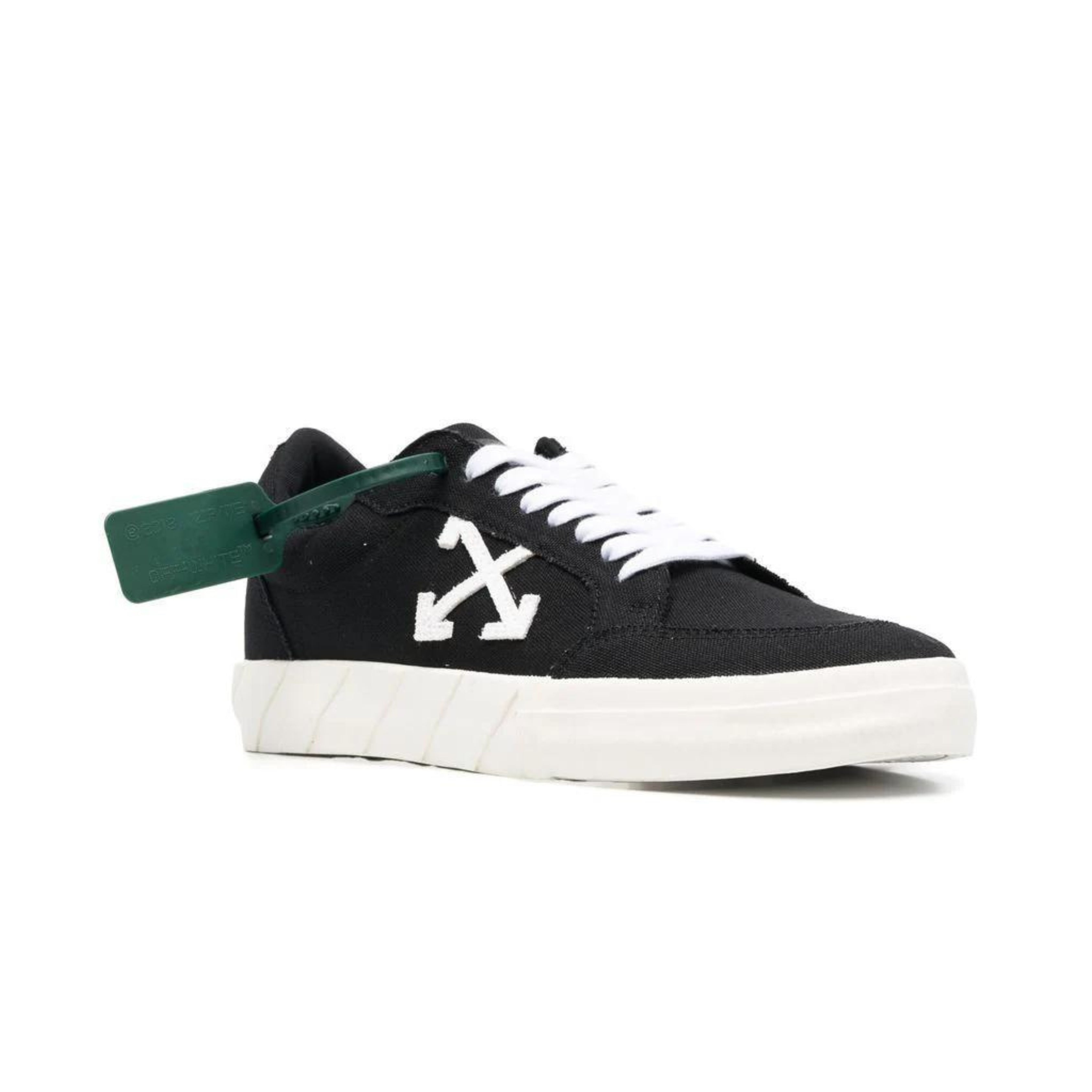 Off-White Vulcanized Low White Sole Green Zip