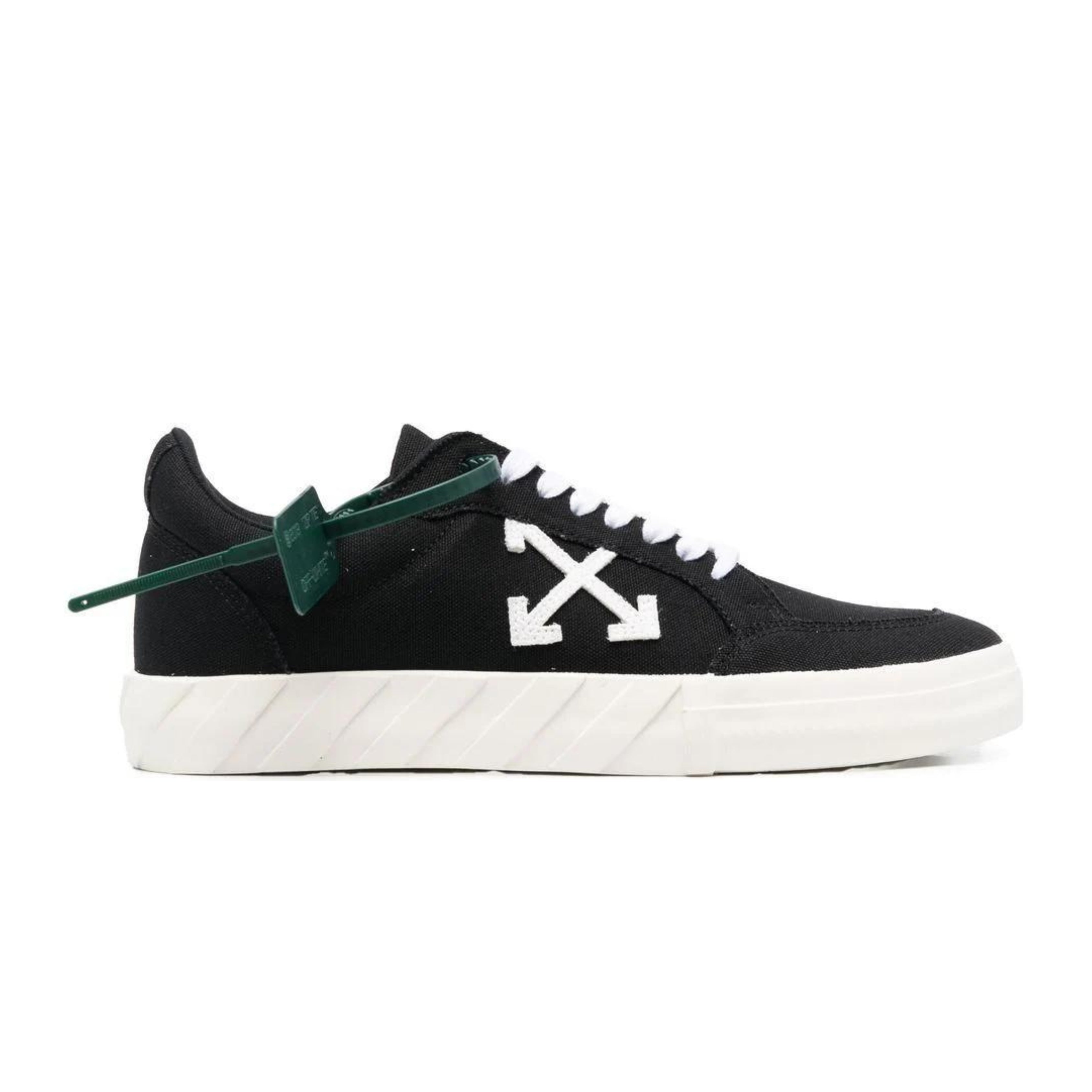 Off-White Vulcanized Low White Sole Green Zip