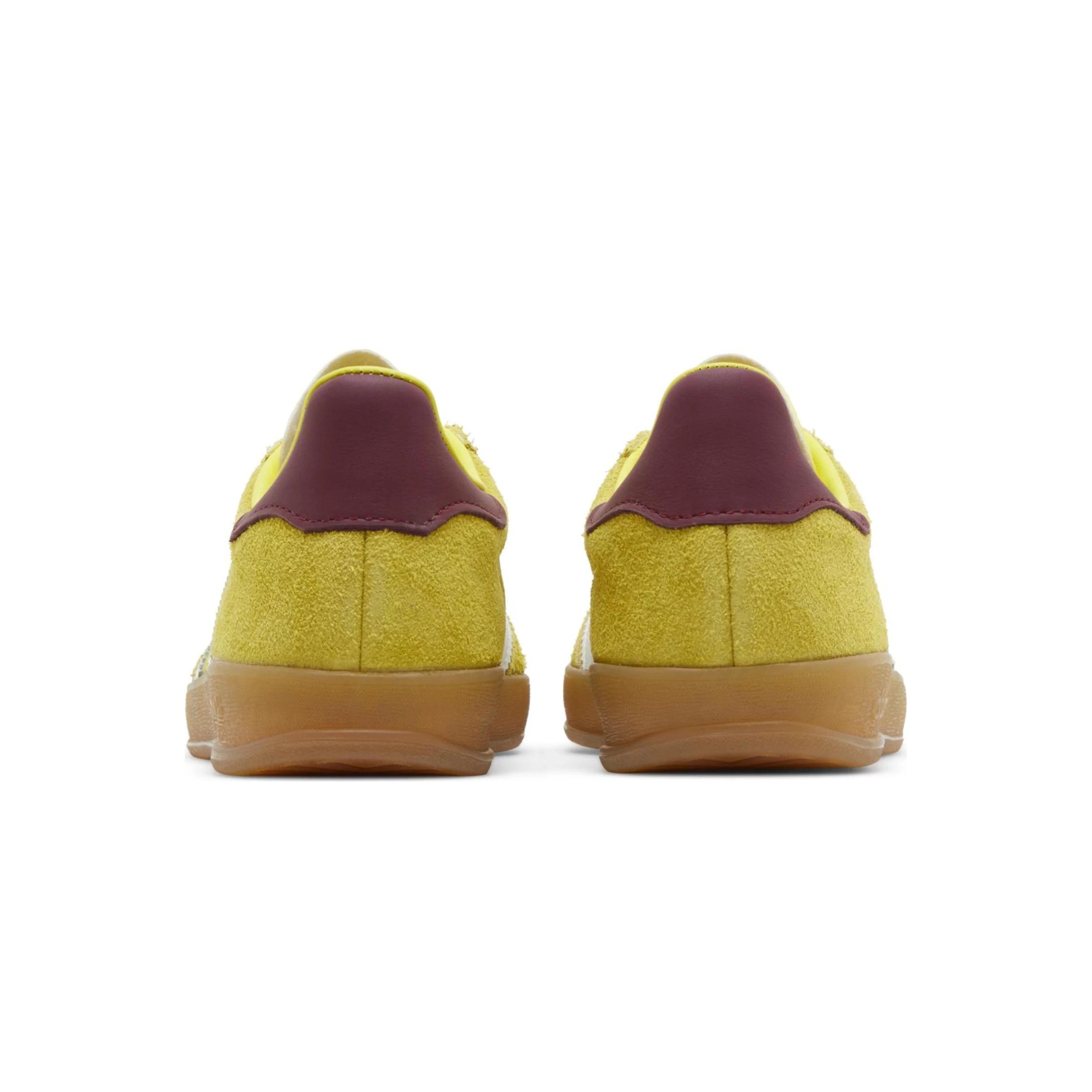 Adidas Gazelle Indoor Bright Yellow Collegiate Burgundy