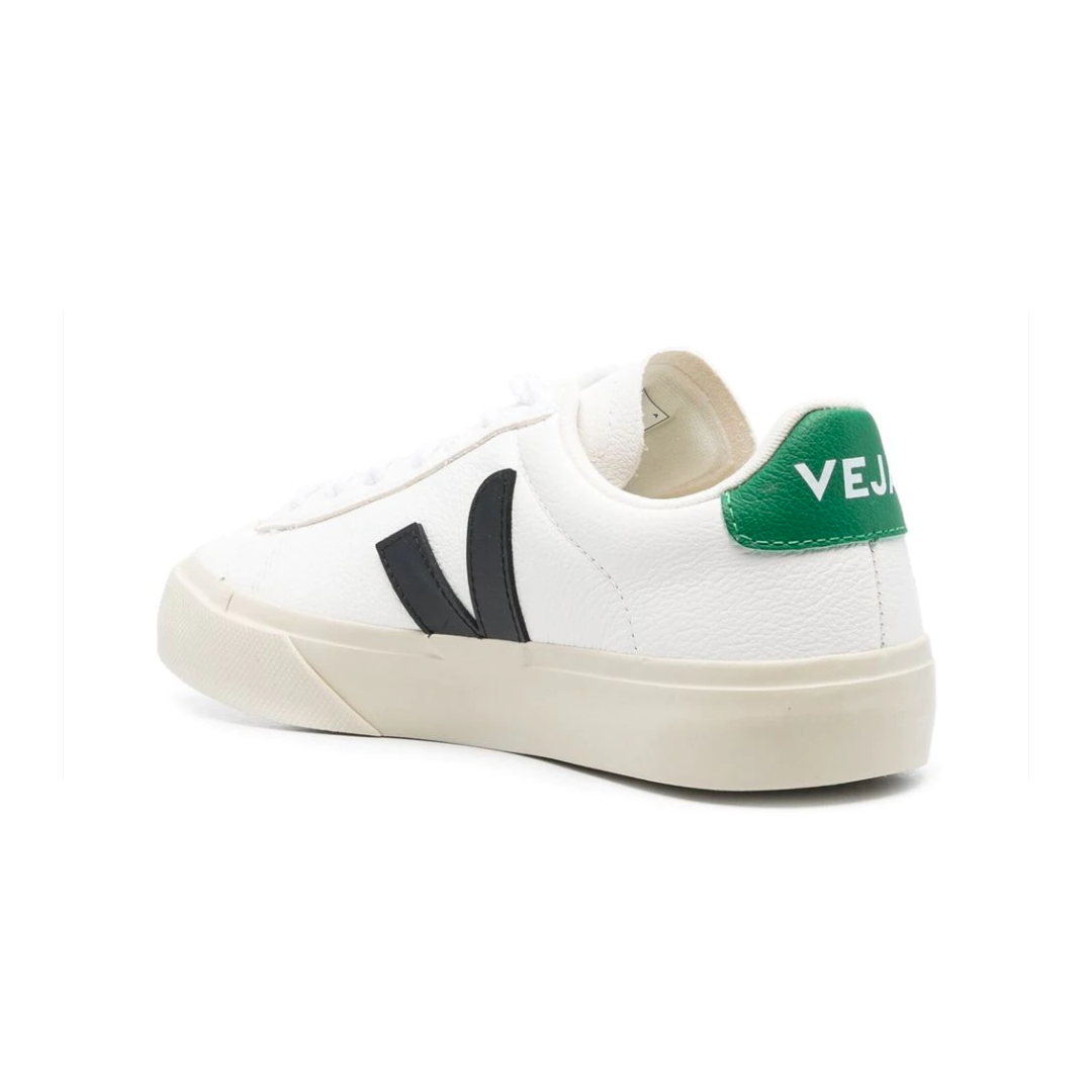 Veja Veja Campo Chromefree Leather White Black Emeraude